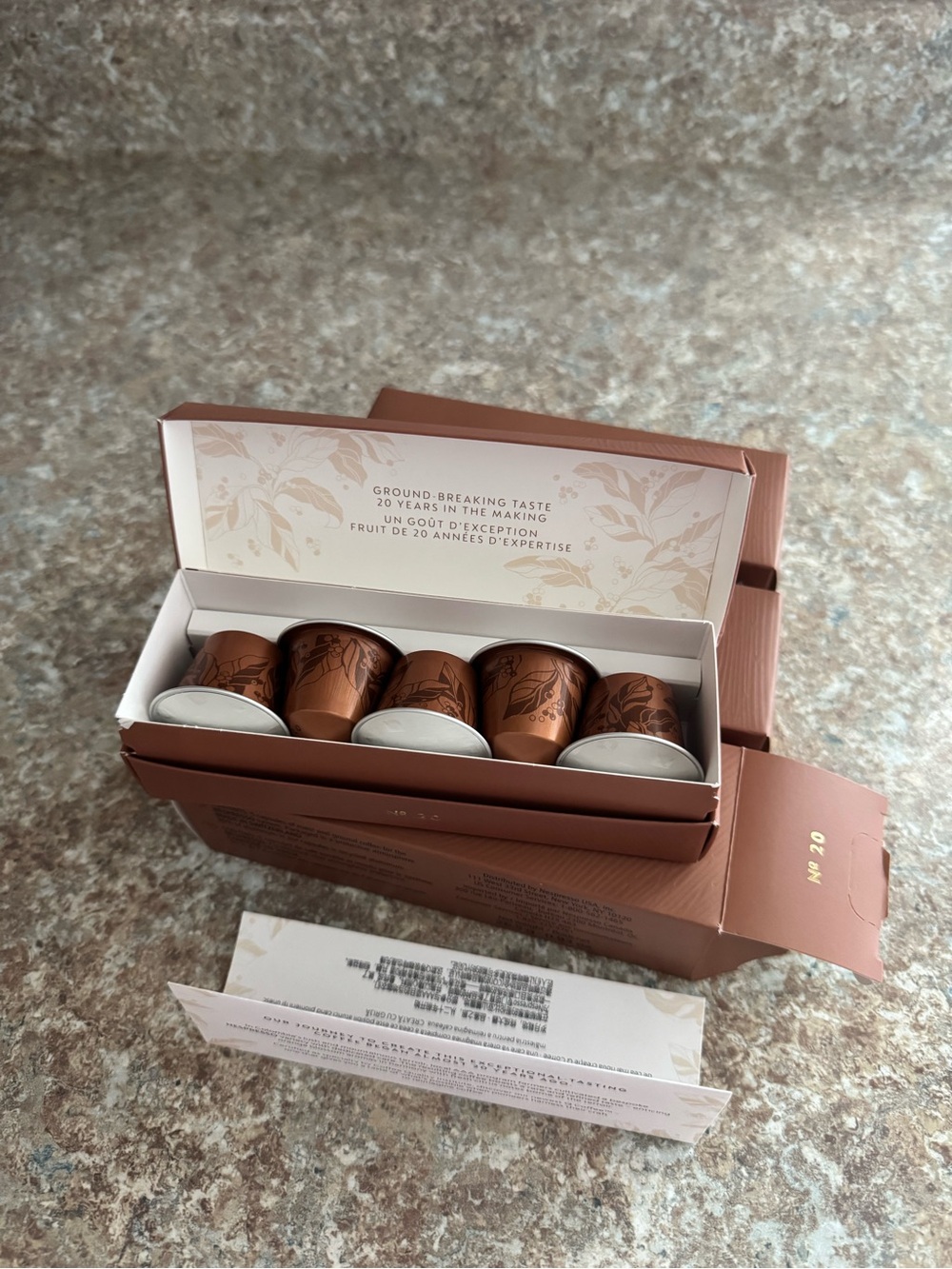 Nespresso Original Capsules No.20 Special Reserve RARE LIMITED EDITION - 3 boxes